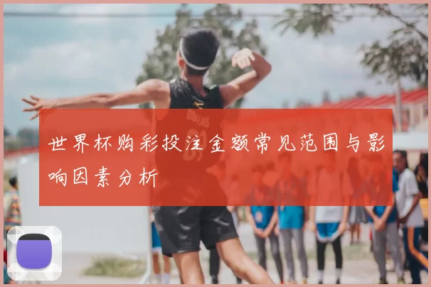 世界杯购彩投注金额常见范围与影响因素分析